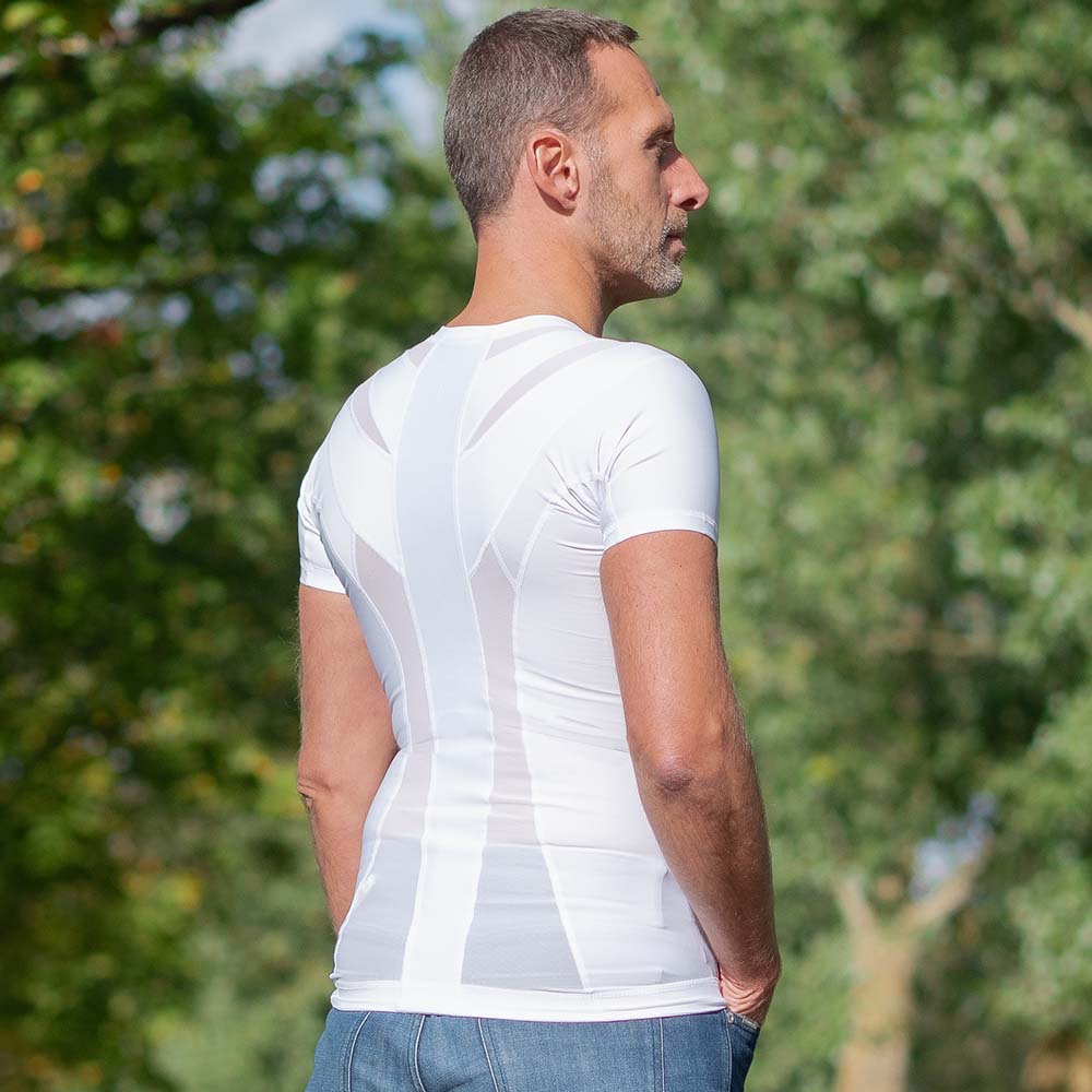 Posture Shirt™ - hombre (blanco)